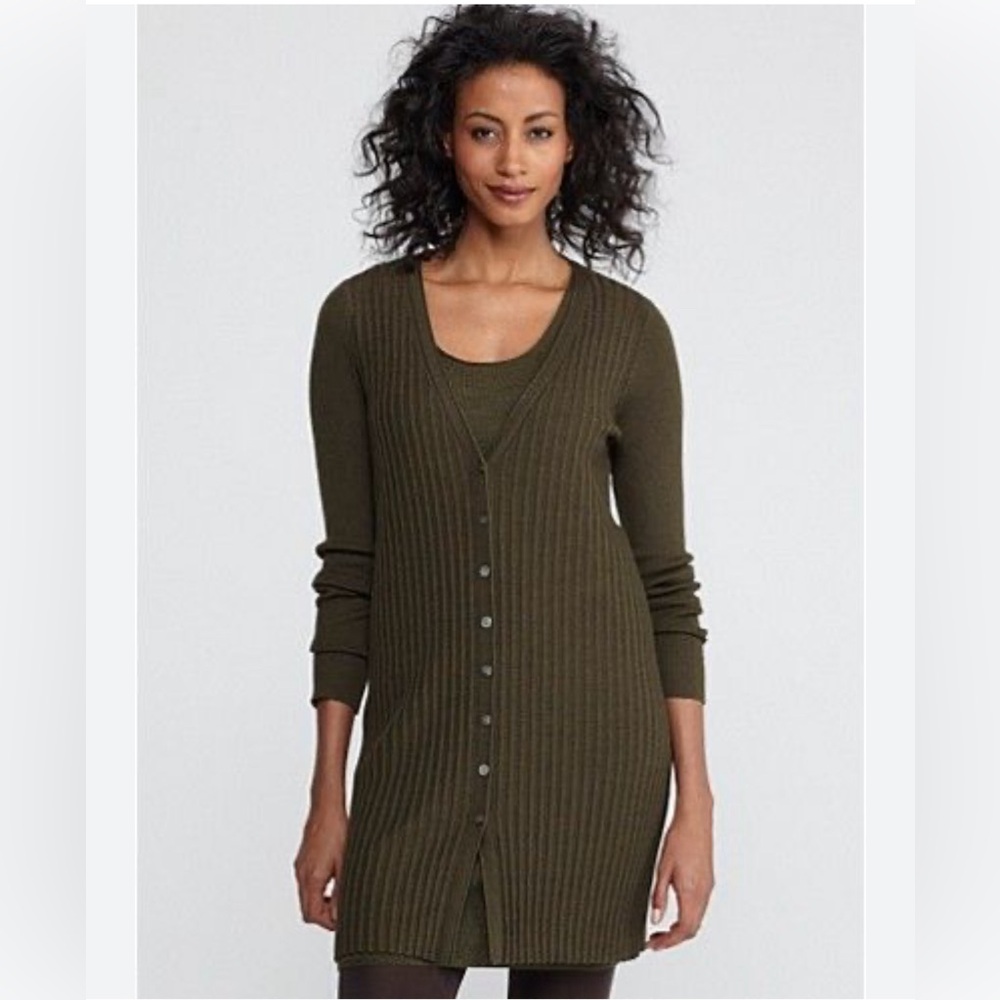 Eileen Fisher Ultrafine Merino Wool Cardigan